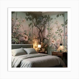 Asian Bedroom Art Print