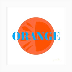 Orange Art Print