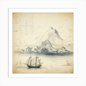 探検の航海 Voyage Of Exploration (XI) Art Print