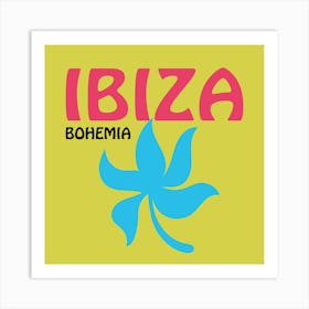 Ibiza Bohemia Bold Illustration Art Print