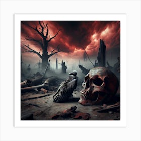 Apocalyptic Vulture Art Print