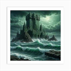 Castle In The Sea 3 Art Print