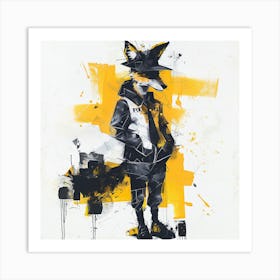 Fox treat Art Print