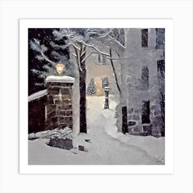 Winter'S Night Art Print