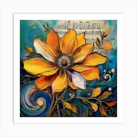 Yellow Flower Art Print