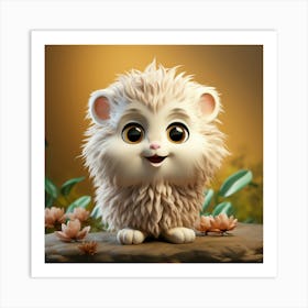 Cute Hedgehog 3 Art Print