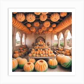 Muskmelon Decor Art Print