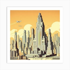 Futuristic Cityscape 45 Art Print