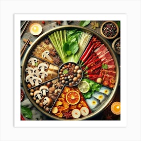 Sovereign Flame Taoist Elemental Hotpot Art Print