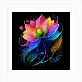 Lotus Flower Art Print