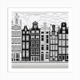 Amsterdam Cityscape 15 Art Print