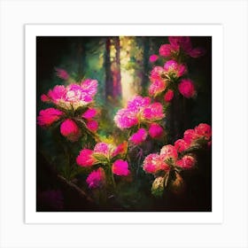 Artistic Floralgarden Art Print