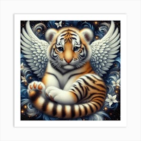 Angel Tiger 1 Art Print