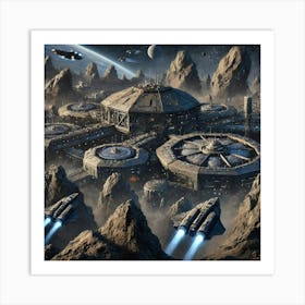 Asterian Asteroid Base Art Print