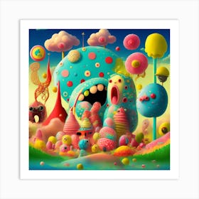 Candy Land Art Print