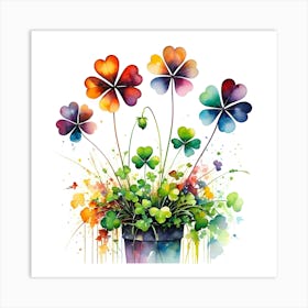 Four Leaf Clover 2 Art Print