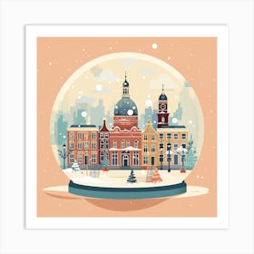 Amsterdam Netherlands 3 Snowglobe Art Print