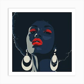 Afro Girl 29 Art Print