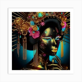 Geisha 211 Art Print