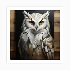 Owl Painting Art Print