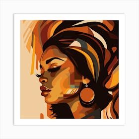 African Woman Art Print