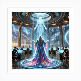 Councilor Nebula Strategic Visionary Art Print