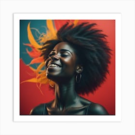 Black Woman Art Print