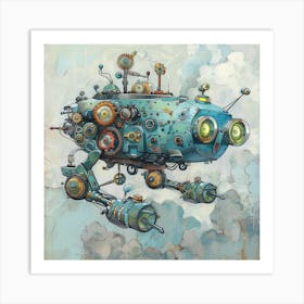 Spaceship 7 Art Print