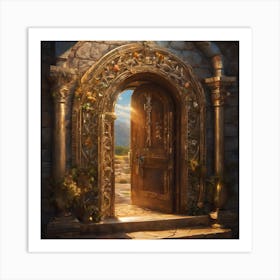 Door Way To Life 1 Art Print