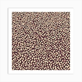 Close Up Of Coffee Beans 7 Art Print