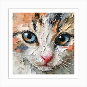 Cat Painting Art Print