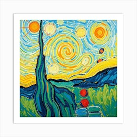 Starry Night 10 Art Print