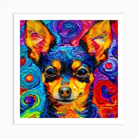 Pups Peroni - Cute Chihuahua Art Print