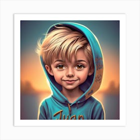 Portrait Of A Boy 2 Art Print