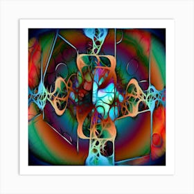 Psychedelic mind 1 Art Print