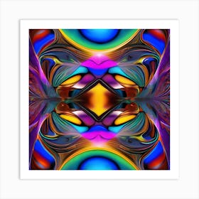 Abstract Fractal Art 9 Art Print