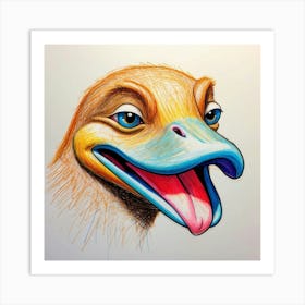 Duck'S Head Art Print