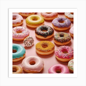 Donuts Art Print