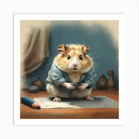 Hamster 18 Art Print