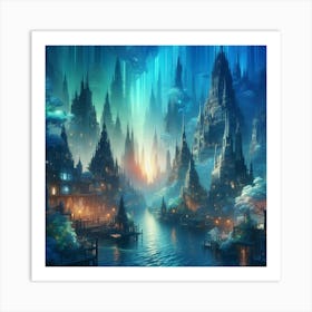 Fantasy City Art Print