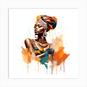 African Femela Faces Csaba Fikker 1 Art Print