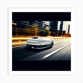 Futuristic Car 13 Art Print