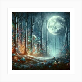 Moonlit Magic 6 Art Print
