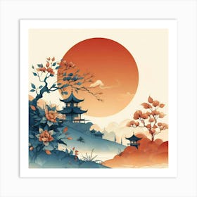 Asian Landscape 26 Art Print