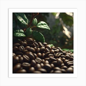 Coffee Beans 131 Art Print