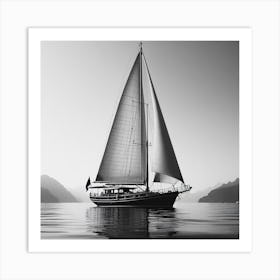 Sailboat 2 Art Print