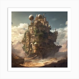 Fantasy Castle 29 Art Print