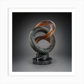 Spiral Sculpture 12 Art Print