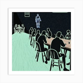 Room Full Of People Art Print