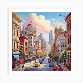 Cityscape 11 Art Print